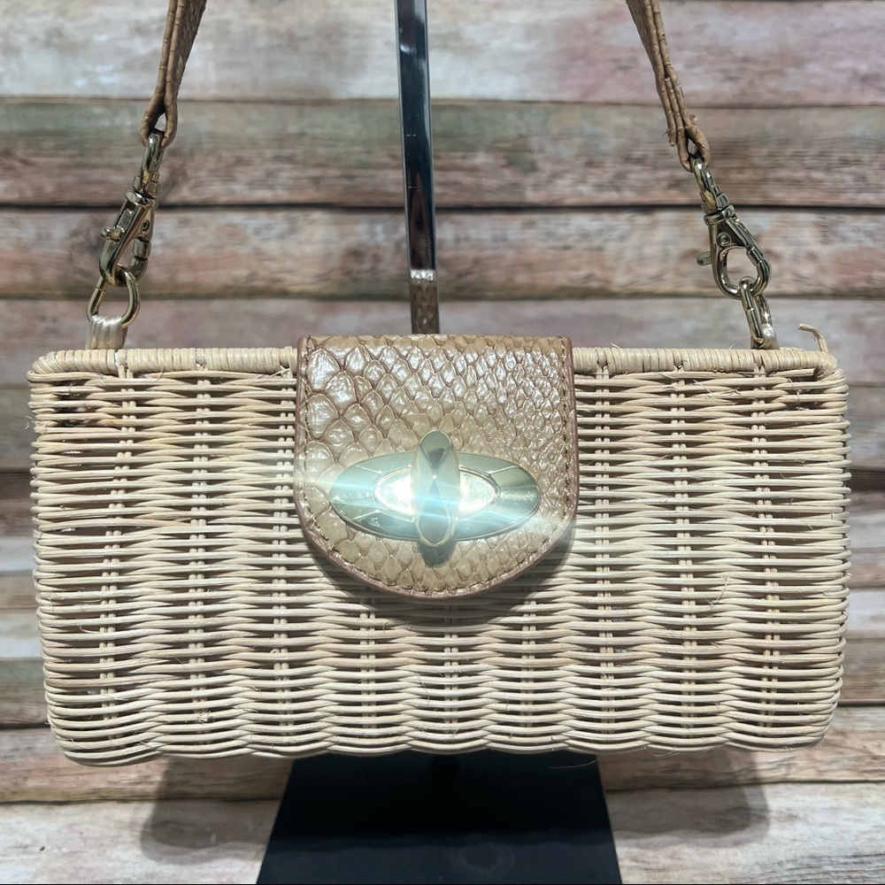 Monet Straw Purse - Picture 2 of 7